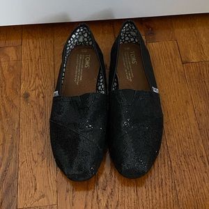 Black Sparkle Canvas TOMs